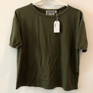 Jungmaven - American Made Perfectly Worn Olive T-shirt